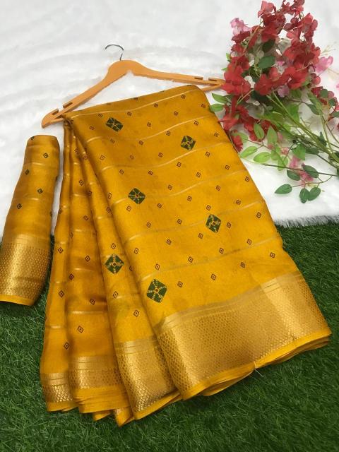 GC printed saree fabric wholesale